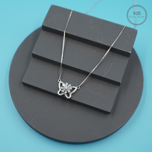 Elegant 925 Silvori Butterfly Bliss Chain Pendant