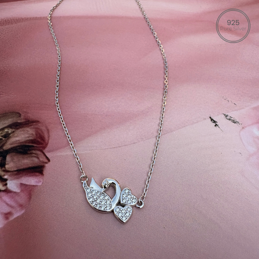 Royal Peacock Silver Charm