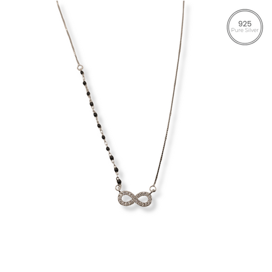 Elegant 925 Silver Loop Chain Necklace