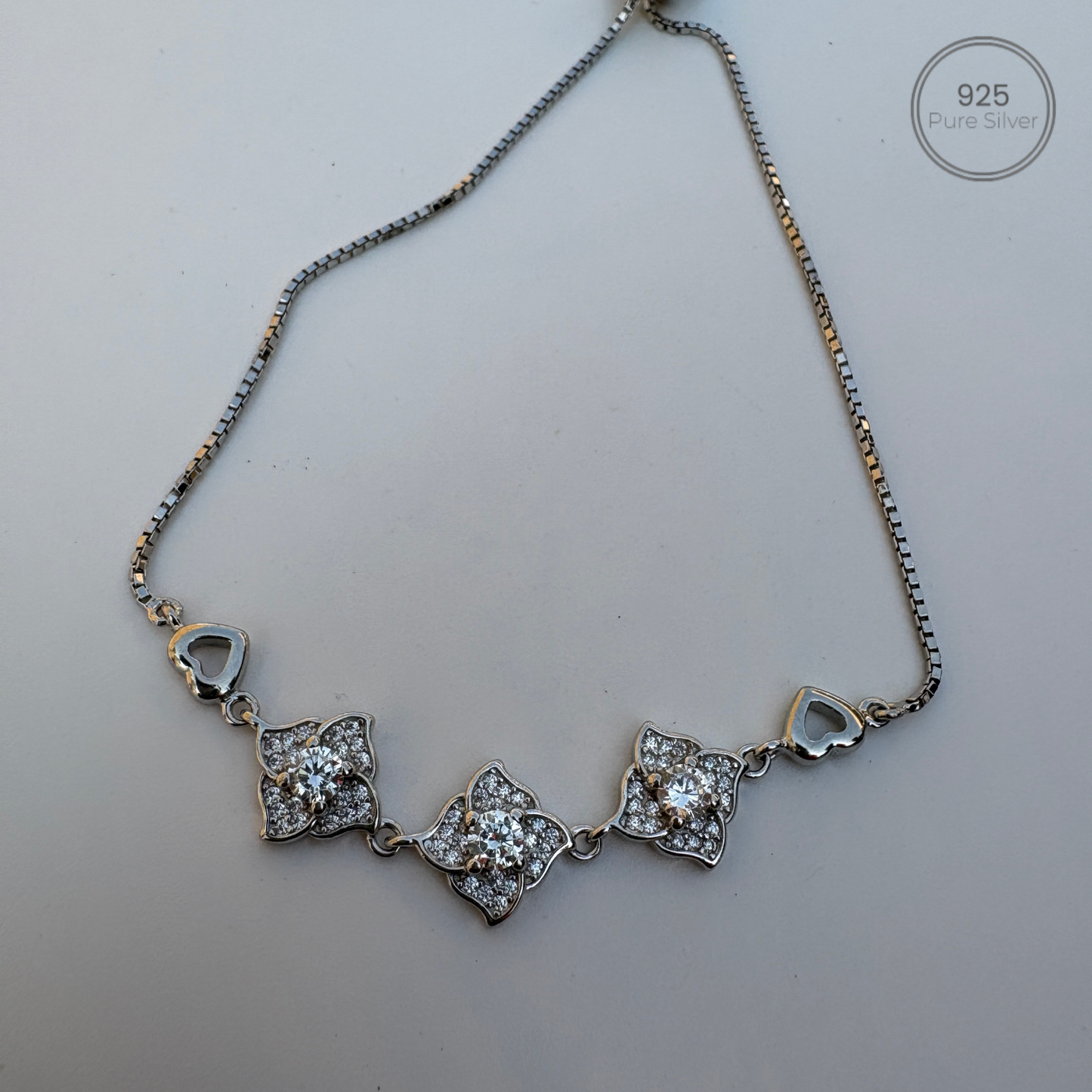 Double Heart Connect Bracelet