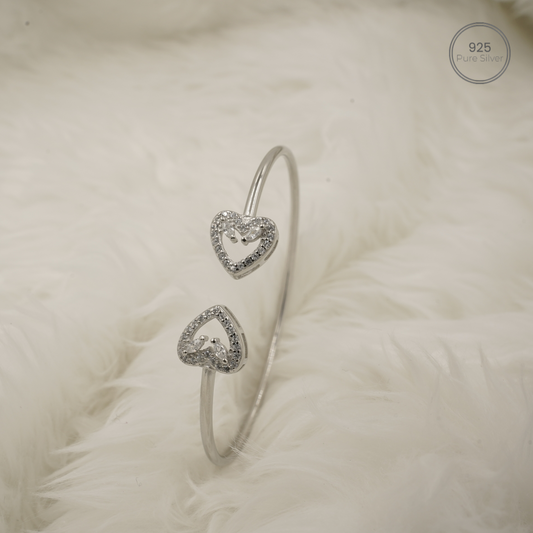 Silver Bracelet - Cuff Bangle