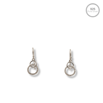 Contemporary 925 Silver Earrings